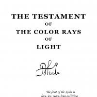 More information about "THE TESTAMENT OF THE COLOR RAYS OF LIGHT"