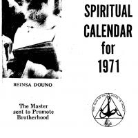 More information about "The spiritual calendar for 1971"